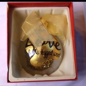 Hobby Lobby 2017 “Love is a Four-Letter Word” Paw Print Pet Christmas Or…